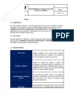 Procedimiento de Trabajo Seguro para en