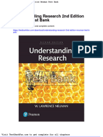 Full Download Understanding Research 2nd Edition Neuman Test Bank