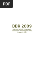 DDR 2009. Analysis of the World's Disarmament, Demobilization and Reintegration (DDR) Programs in 2008