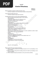 Unit III Control Structures