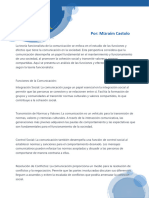 Análisis de Las Funciones y Efectos de La Comunicación