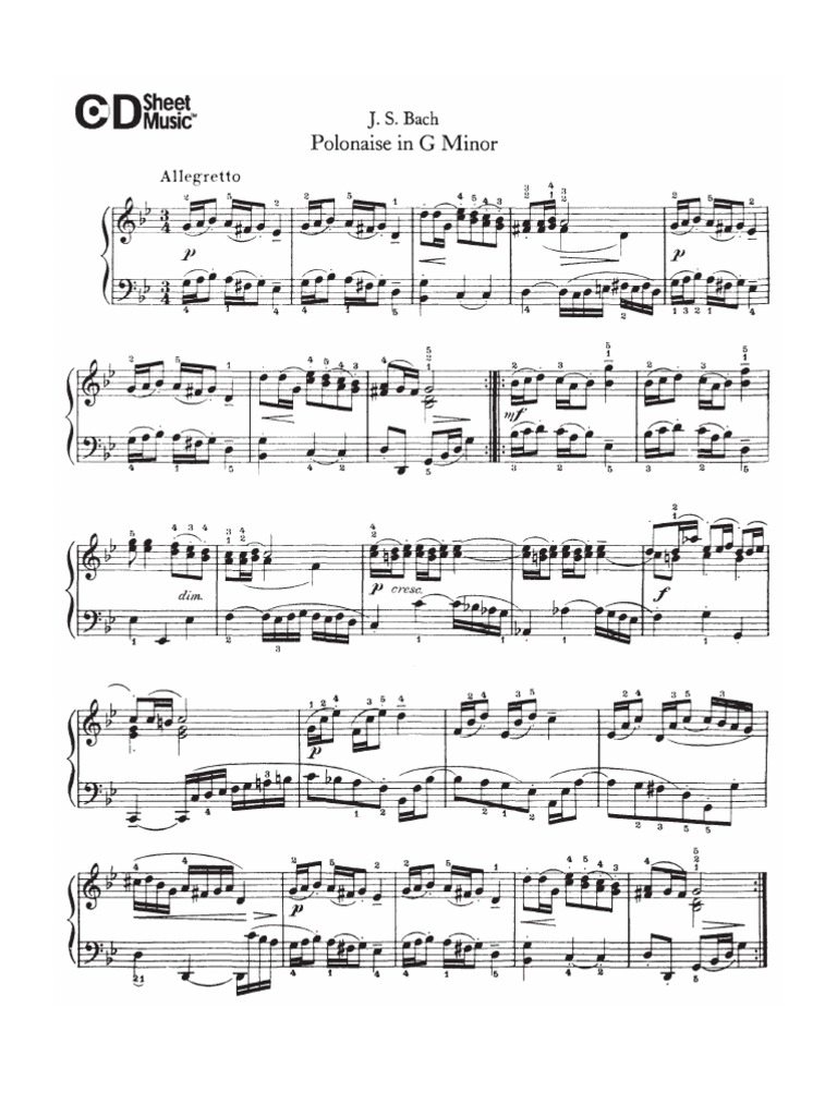 Bach first lessons in bach