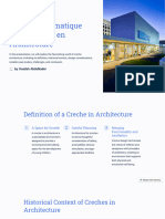 Analyse Thematique Sur La Creche en Architecture