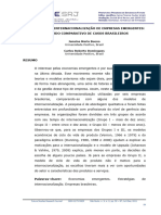 Estrategias de Internacionalizacao de Empresas Emergentes Um Estudo Comparativo de Casos Brasileiros Doi107444 Fsrjv3i279