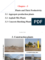 Chapter Three - Construction Plants