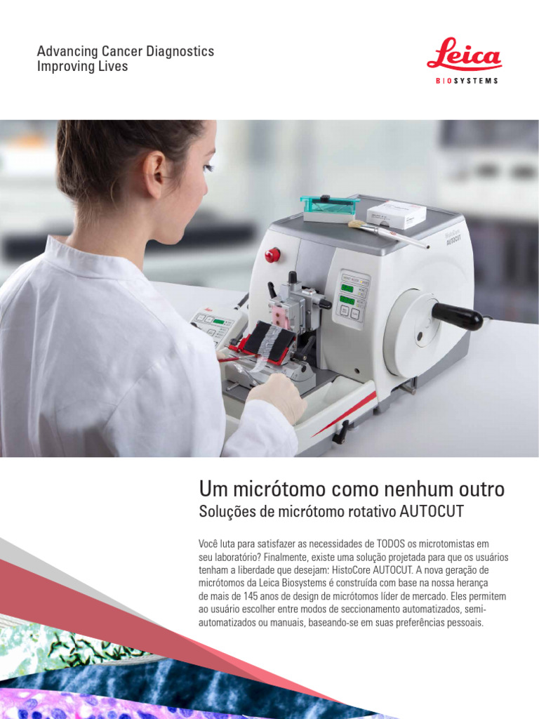 LEICA HistoCore AUTOCUT PDF Automação