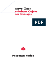 Das Erhabene Objekt Der Ideologie - Slavoj Zizek