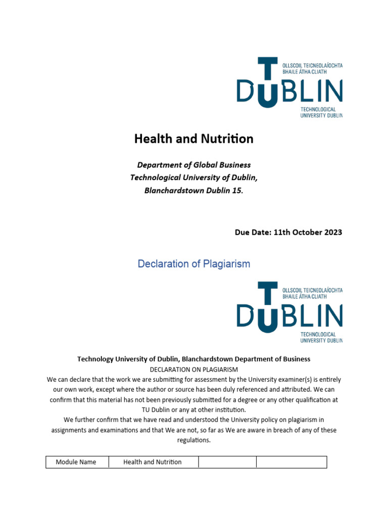Info Gathering Nutrition | PDF | Nutrition | Diet & Nutrition