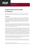 Central Asia and The War in Ukraine
