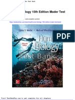 Full Download Human Biology 15th Edition Mader Test Bank