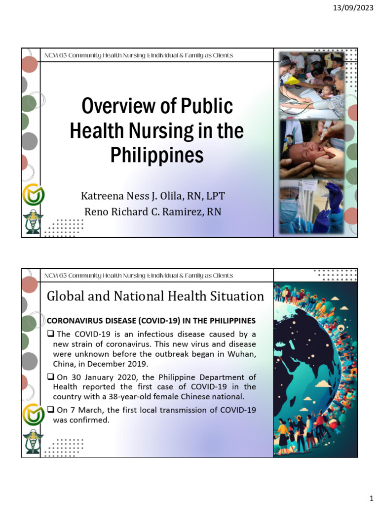 Lec 1 Public Health Nursing Overview | PDF | Nursing | Public Health