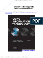 Full Download Using Information Technology 10th Edition Williams Solutions Manual