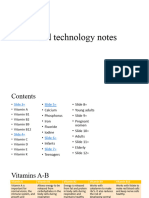 Nutrition Revision