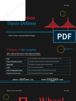 Bridge Construction Thesis Defense by Slidesgo