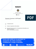 Examen Grammar 2 APTIS