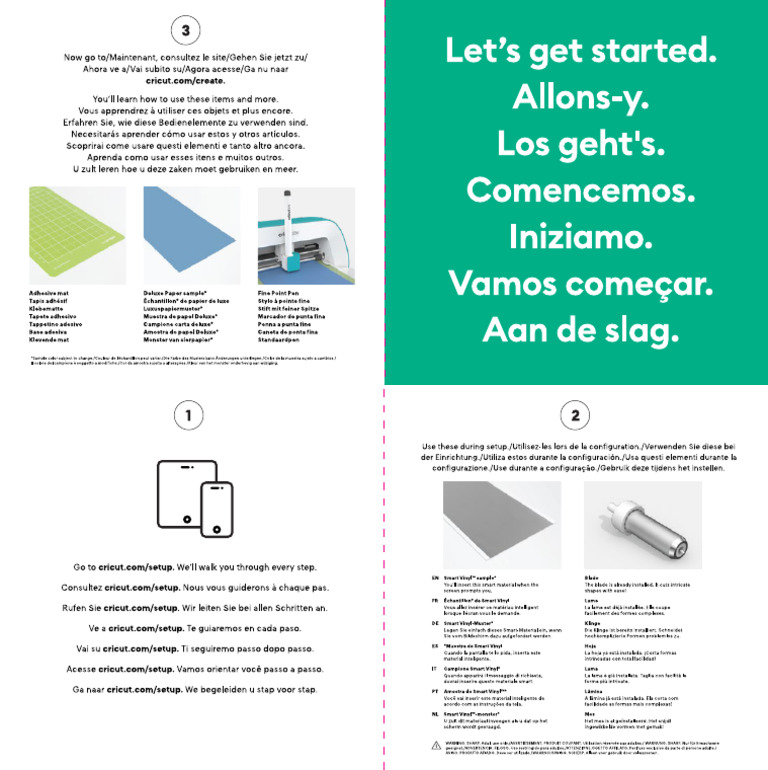 Cricut Joy Quickstart Guide International | PDF