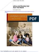 Full Download Human Genetics and Society 2nd Edition Yashon Test Bank