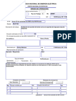 Órdenes de Operación Del 27 Noviembre Al 3 de Diciembre 2023