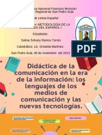 Didáctica de La Comunicación en La Era de L Ainformacion Los Lenguajes de Los Medios de Comunicacion y Las Nuevas Tecnologias.