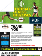 MSC 6 Football Fitness Exercises