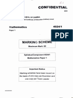 2023 Gce Paper 1 Marking Scheme