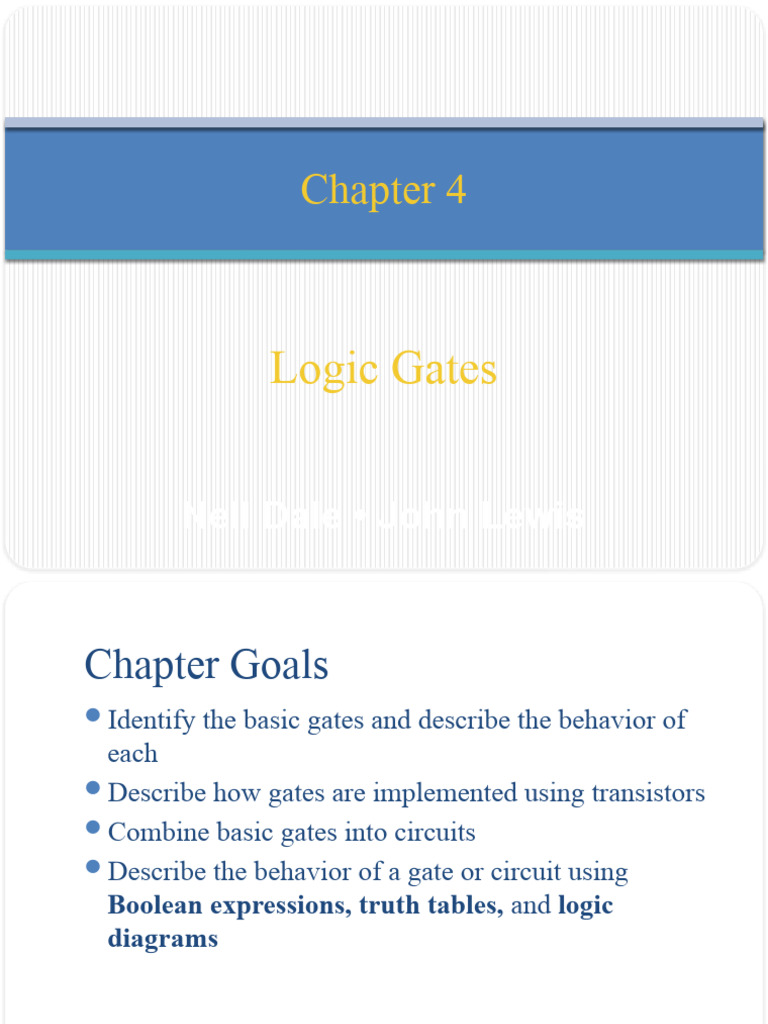 Logic Gates Pdf Logic Gate Electronic Circuits