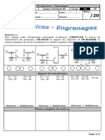 SERIE DEXercices EngrenageS