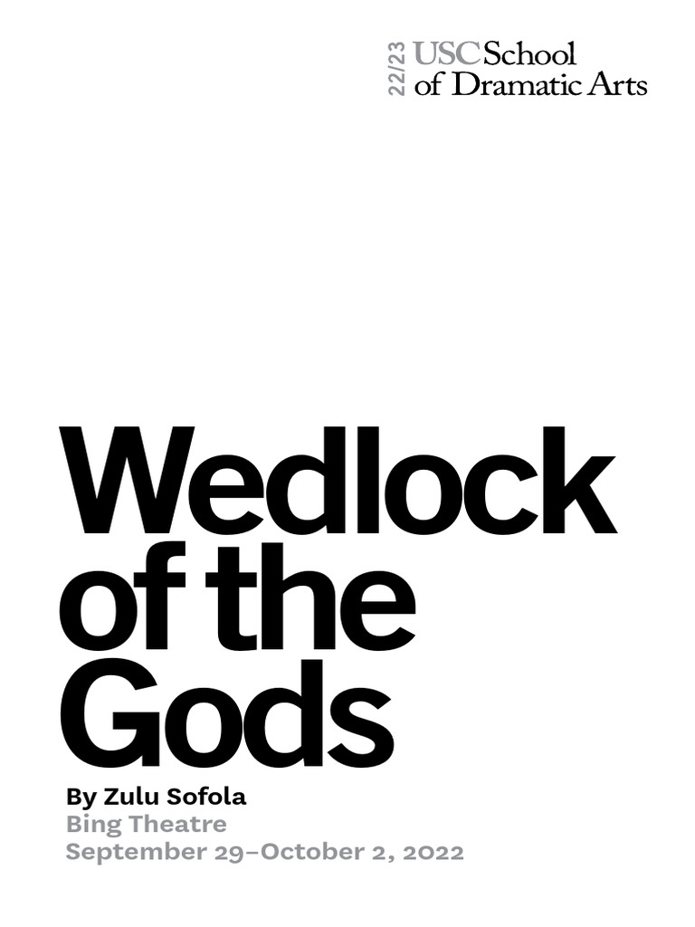 Wedlock of The Gods Program PDF