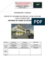 Informe de Cierre de Entregables - Calidad - Casco