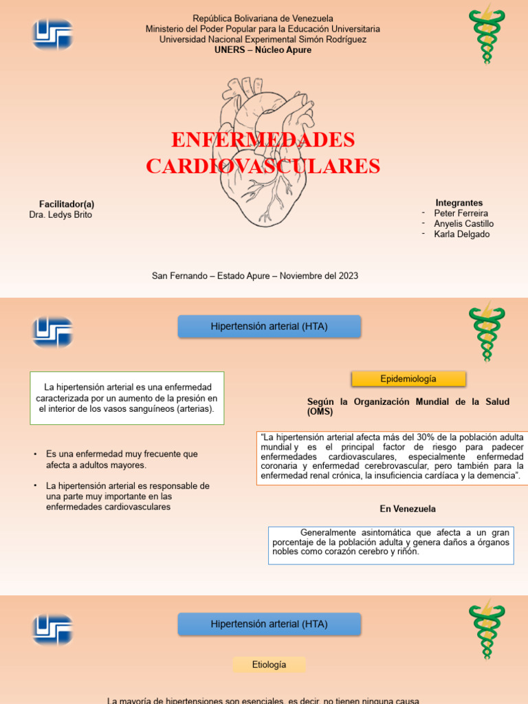 Enfermedades Cardiovasculares en Venezuela | PDF | Hipertensión ...