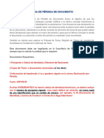 Modelo de Declaracion Jurada y Poder Especial para Actuar