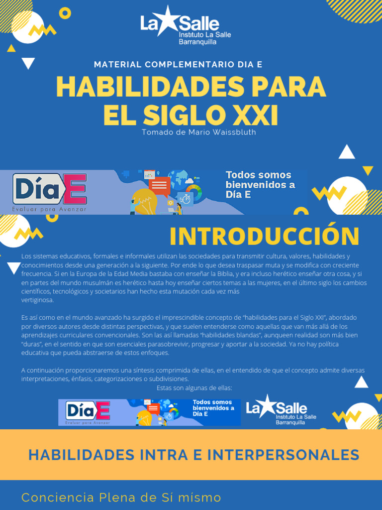 Habilidades del Siglo XXI en Educación | PDF | Aprendizaje | Sociedad