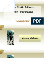 Fenomenología Amenazas