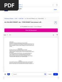 ALL BILLING FORMAT .Doc - FOOD MONEY Dear Please I Will... : English