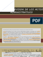 Semana 9 - Revision de Actos Administrativos y Semana 10 Recursos Impugnativos