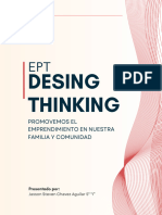 Desing Thinking: Promovemos El Emprendimiento en Nuestra Familia Y Comunidad