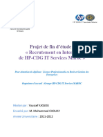 Rapport de Stage HP-CDG