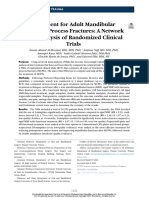 Treatment For Adult Mandibular Condylar Process Fractures - A Network Meta-Analysis of Randomized Clinical Trials