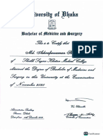 Mbbs Certificate