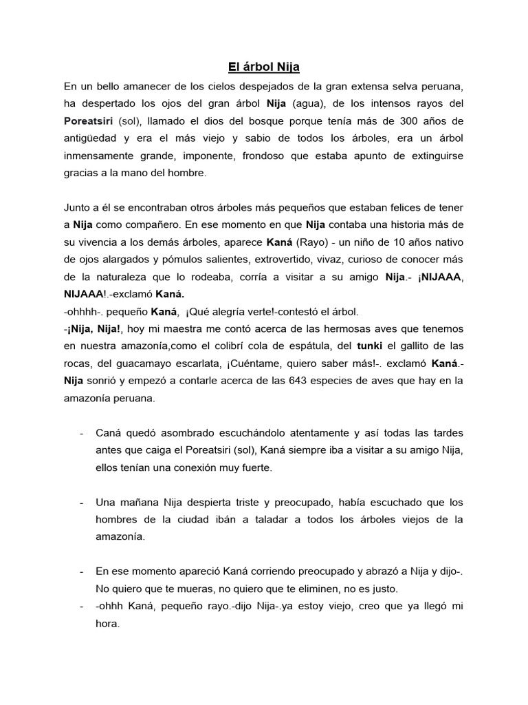 El rbol Nija PDF