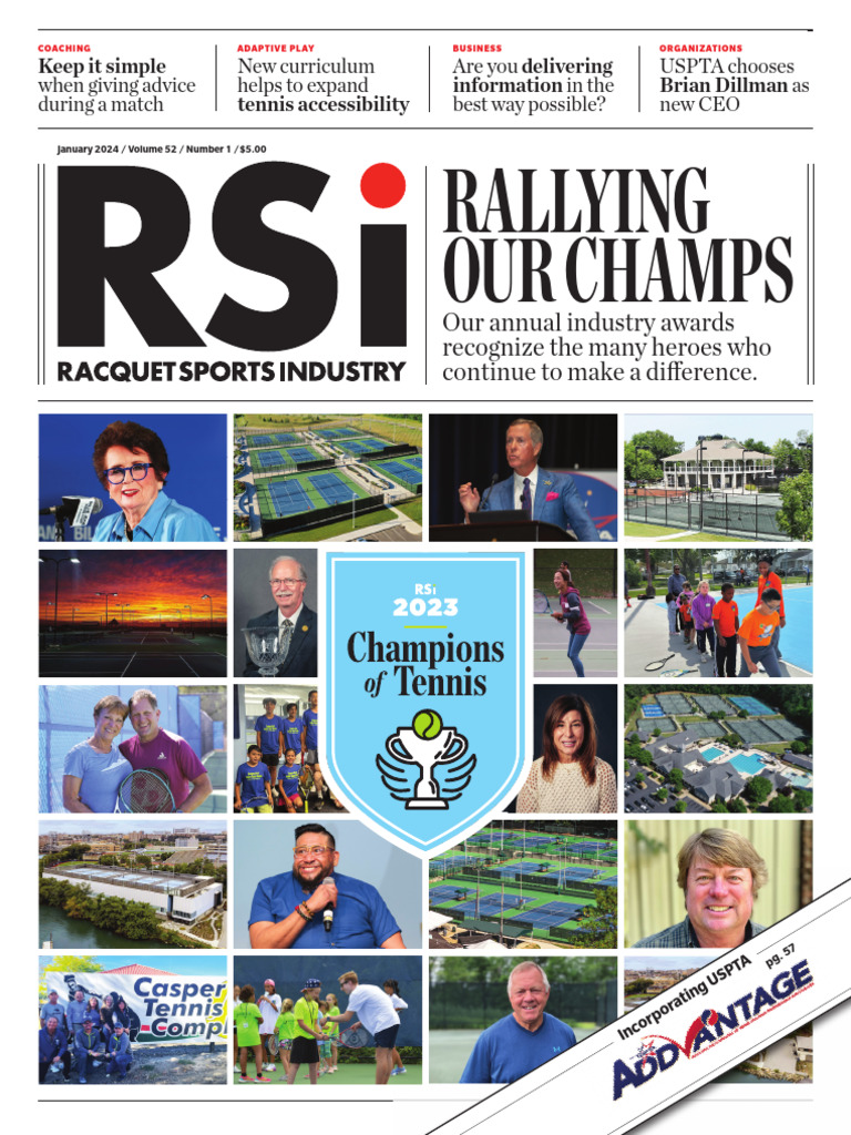 Jan '24 Racquet Sports Industry Magazine PDF Sports