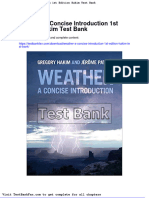 Full Download Weather A Concise Introduction 1st Edition Hakim Test Bank