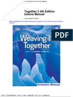 Full Download Weaving It Together 3 4th Edition Broukal Solutions Manual