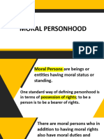 Moral Personhood