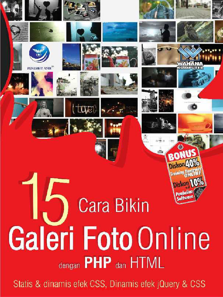15 Cara Bikin Galeri Foto Online Dengan PHP Dan HTML - Arie Prabawati | PDF