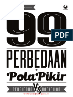 99 Perbedaan Pola Pikir Pengusaha Vs Karyawan - Budi Safaat