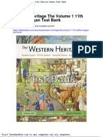 Full Download Western Heritage The Volume 1 11th Edition Kagan Test Bank