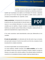 Costos Economicos Contables y de Oportunidad