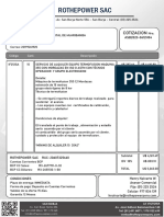 Cot Servicio de Pegas Con Equipo de Termofusion Generador y Operario Municipalidad Distrital de Huaribamba Asb2023-0612h04