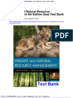 Full Download Wildlife and Natural Resource Management 4th Edition Deal Test Bank